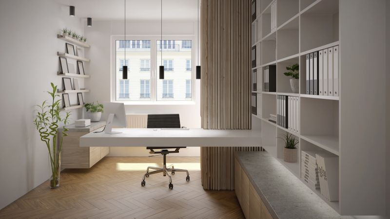 Built In Desk Installation in Annapolis, MD