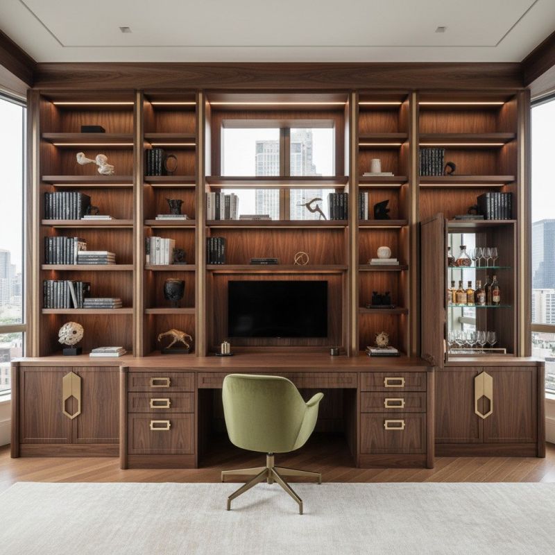Custom Bookshelves Service in Durham, NC